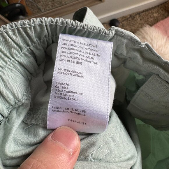 Standard Cloth Turquoise Cargo Pants - Small - Picture 13 of 15